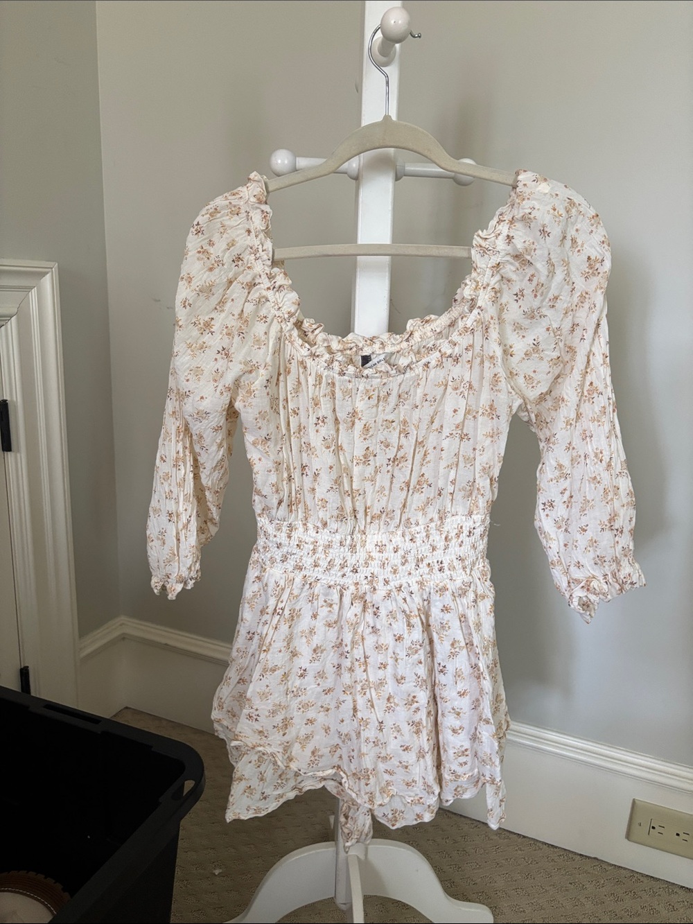 American Eagle Floral Romper